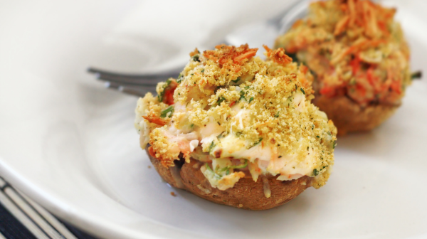 Crab-Stuffed Mushrooms